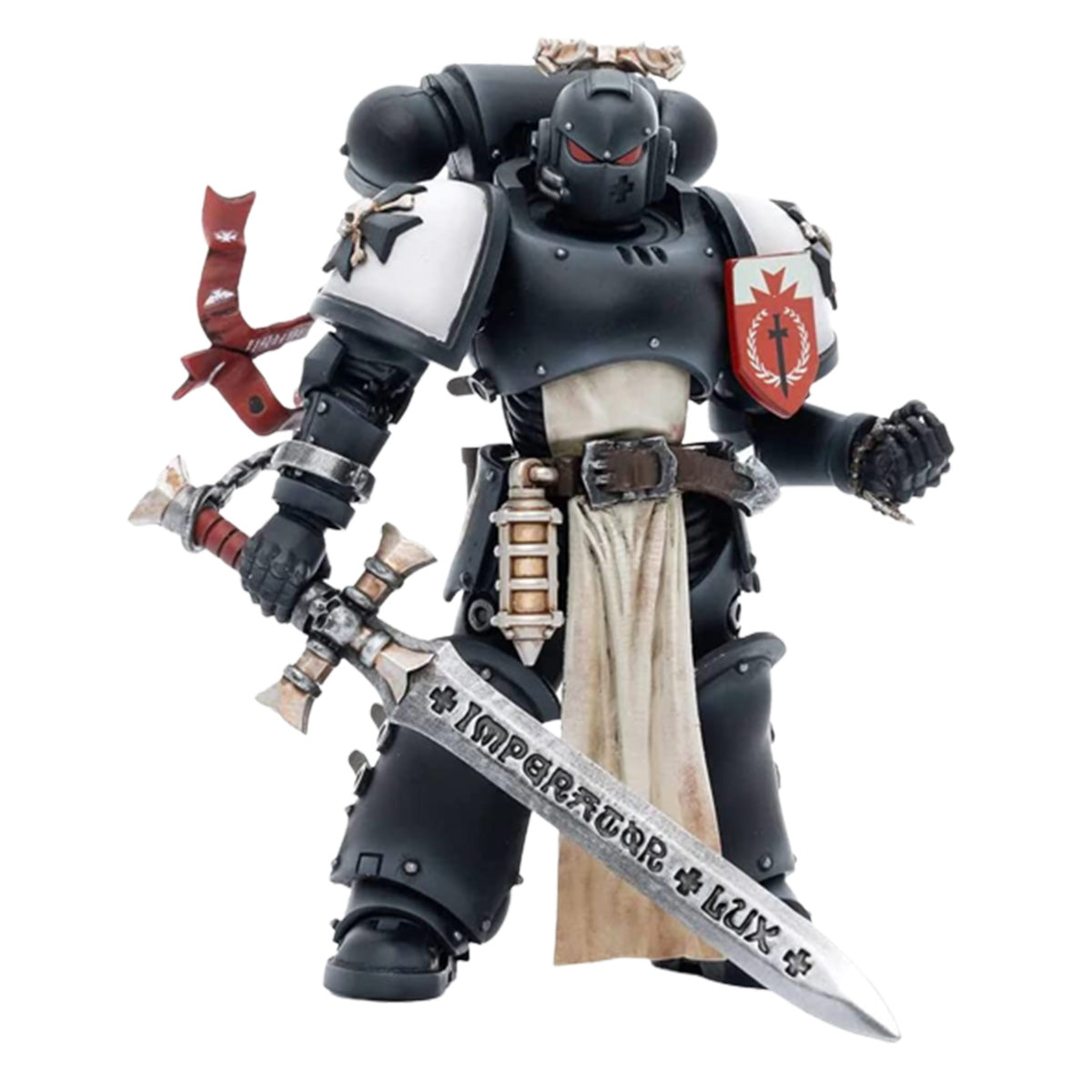 Warhammer Collectibles: 1/18 Scale Black Templars The Emperors Champion Rolantus
