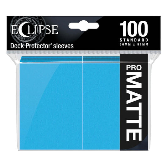 ULTRA PRO Deck Protector Standard Matte 100ct Sky Blue ECLIPSE