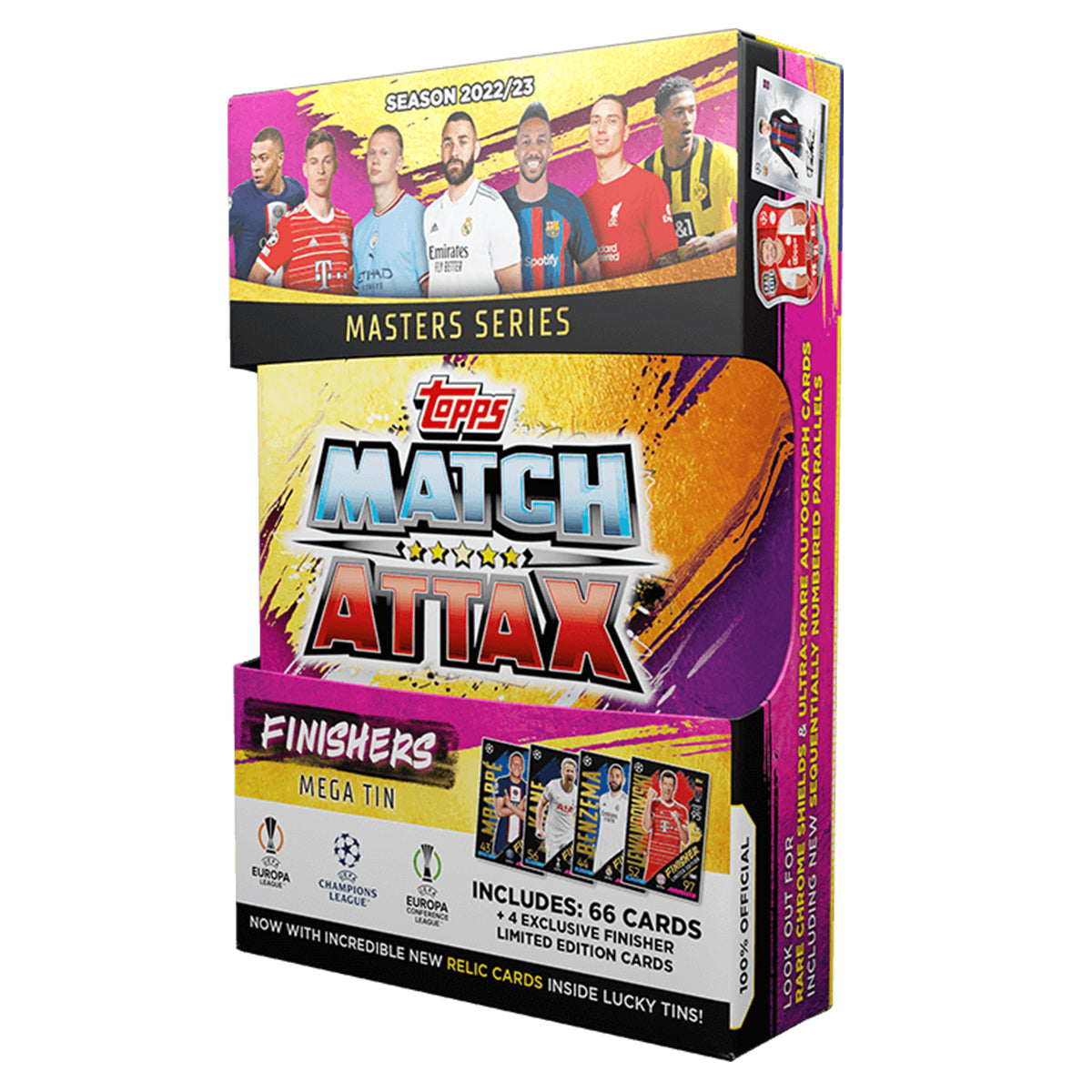 MATCH ATTAX UEFA Champions League 2022/2023 Edition Mega Tins (Set of 4)