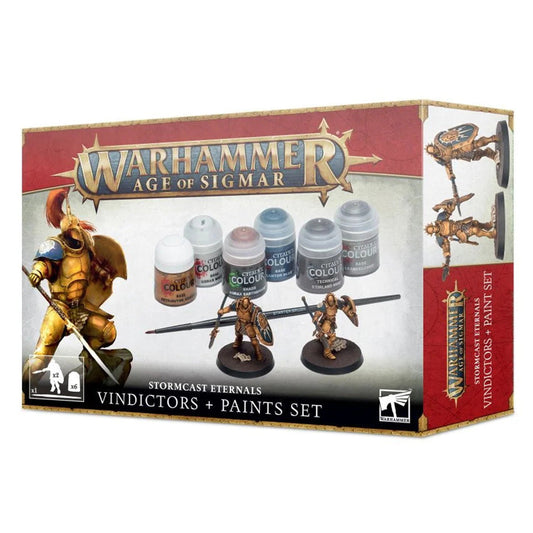 Warhammer AOS Stormcast Eternals + Paint Set