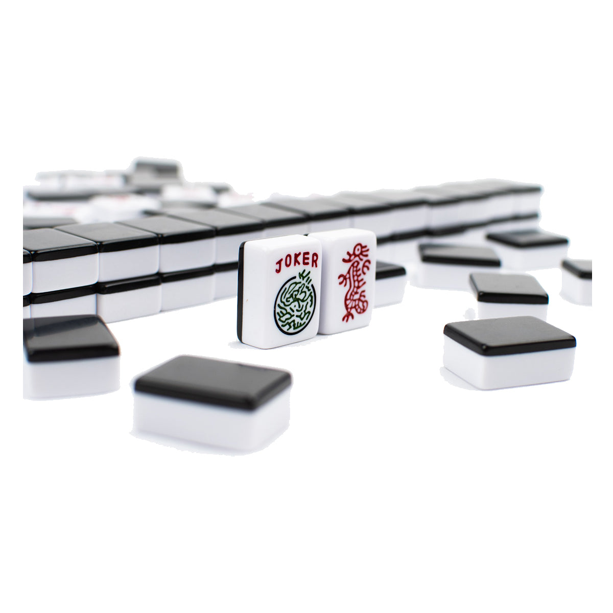 LPG Mahjong Case - American Set w/ Black Tiles and Racks