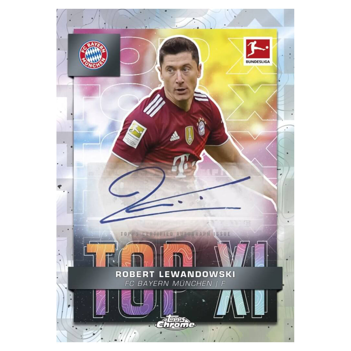 TOPPS 2022 Chrome Bundesliga Hobby Collection Display