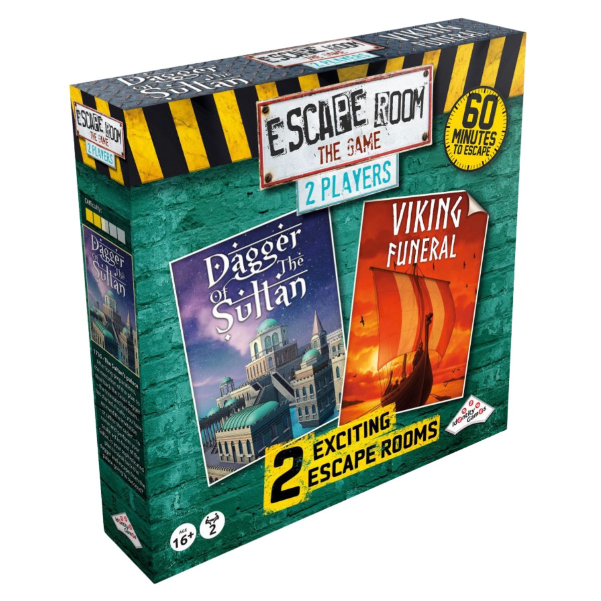 Escape Room The Game 2 Players - Dagger Of The Sultan and Viking Funeral