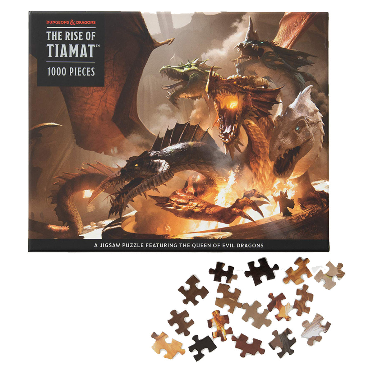 D&D Dungeons and Dragons The Rise of Tiamat Dragon Puzzle