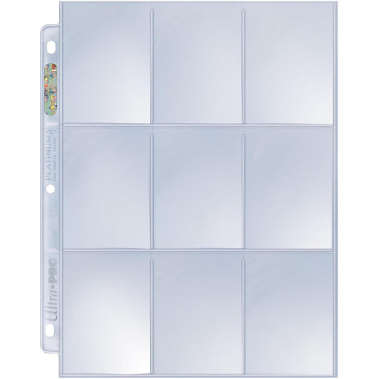 ULTRA PRO 9 Pocket Clear Side Load Premium Pages