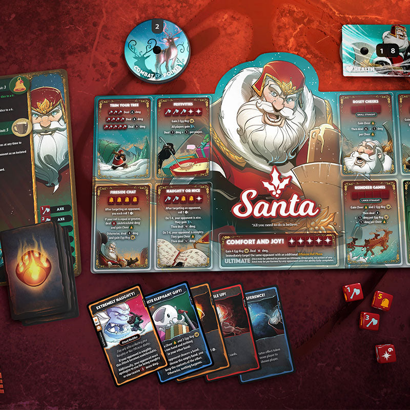 Kickstarter Dice Throne: Santa vs Krampus Battle Box